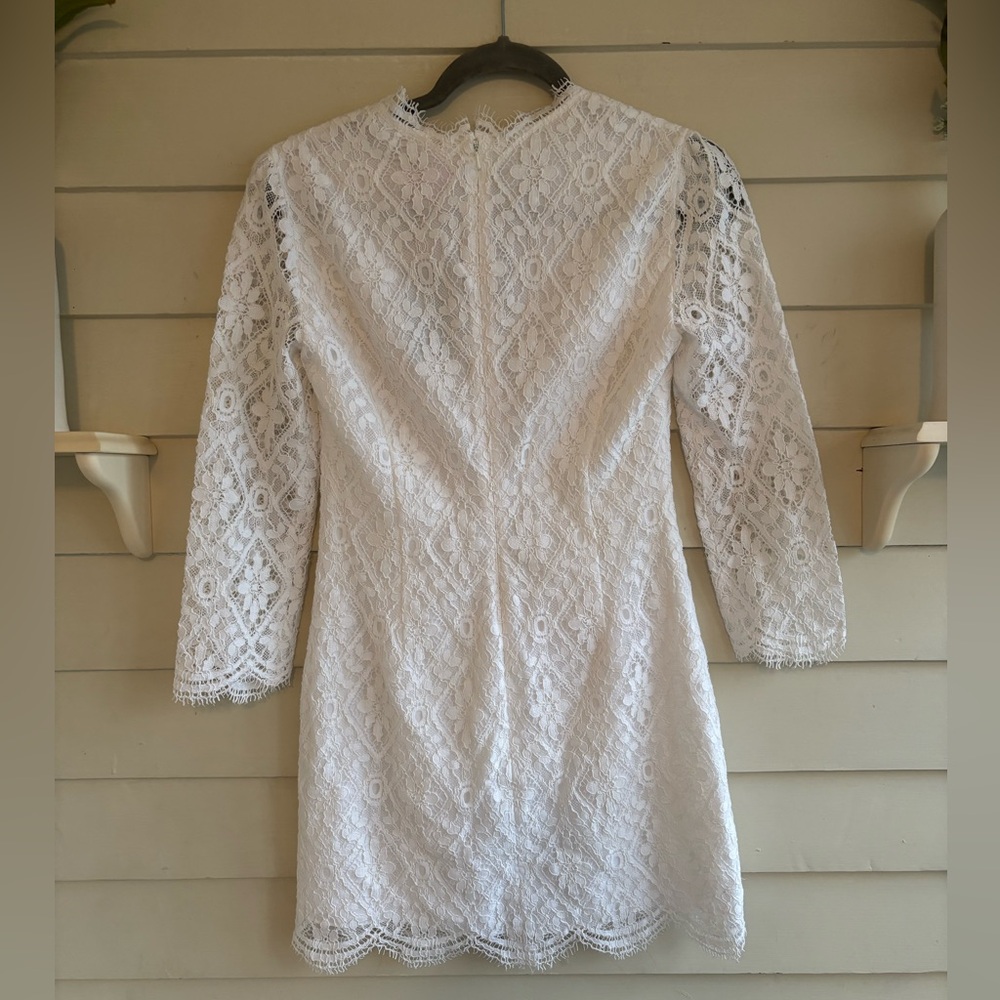 Lilly Pulitzer Meryl Dress Resort White Diamond Lace Size 0 New with Tags - Picture 14 of 16